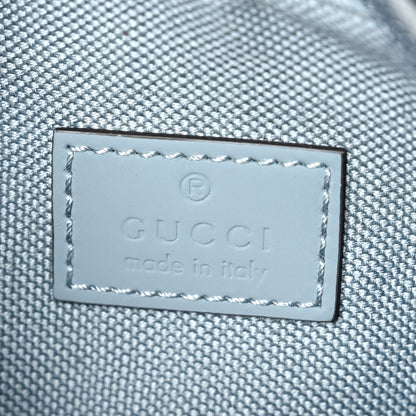 Gucci Rubber Effect Calfskin GG Mini Crossbody Bag Light Blue 6 of 10