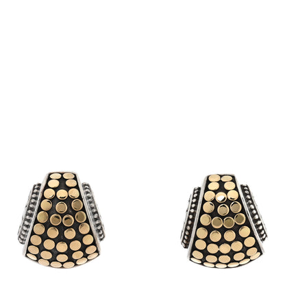 John Hardy Sterling Silver 18K Yellow Gold Dot Drop Earrings 1 of 4