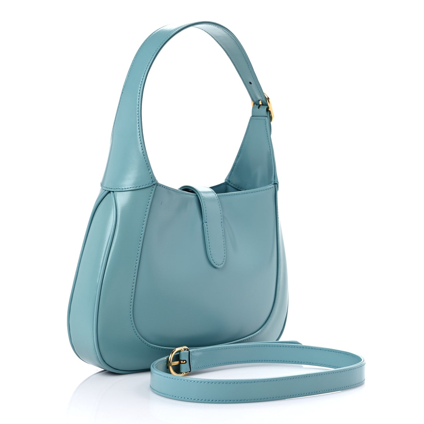 Boarded Dyana Lux Calfskin Small Jackie 1961 Hobo Dusty Azure