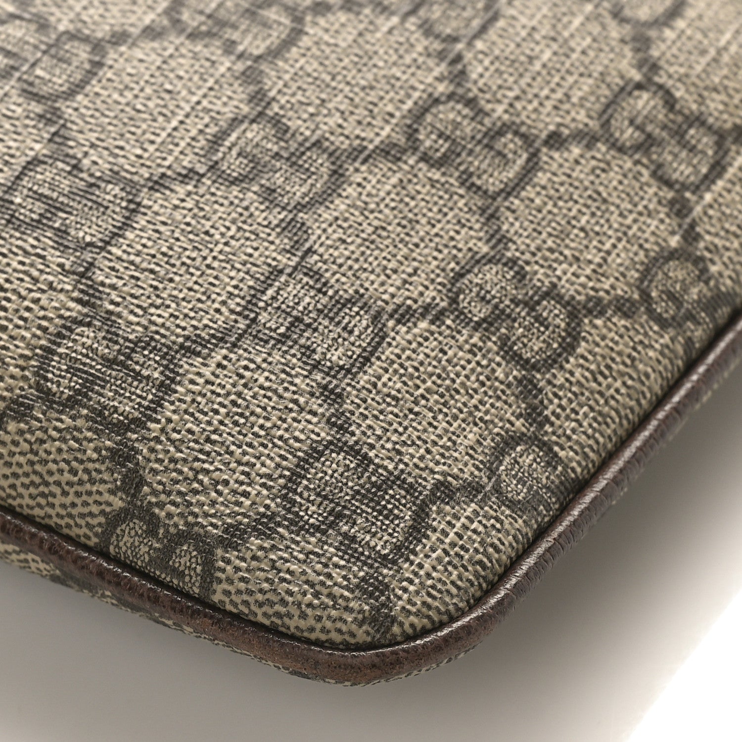 Gucci GG Supreme Monogram Large Ophidia Pouch Clutch Brown 9 of 11