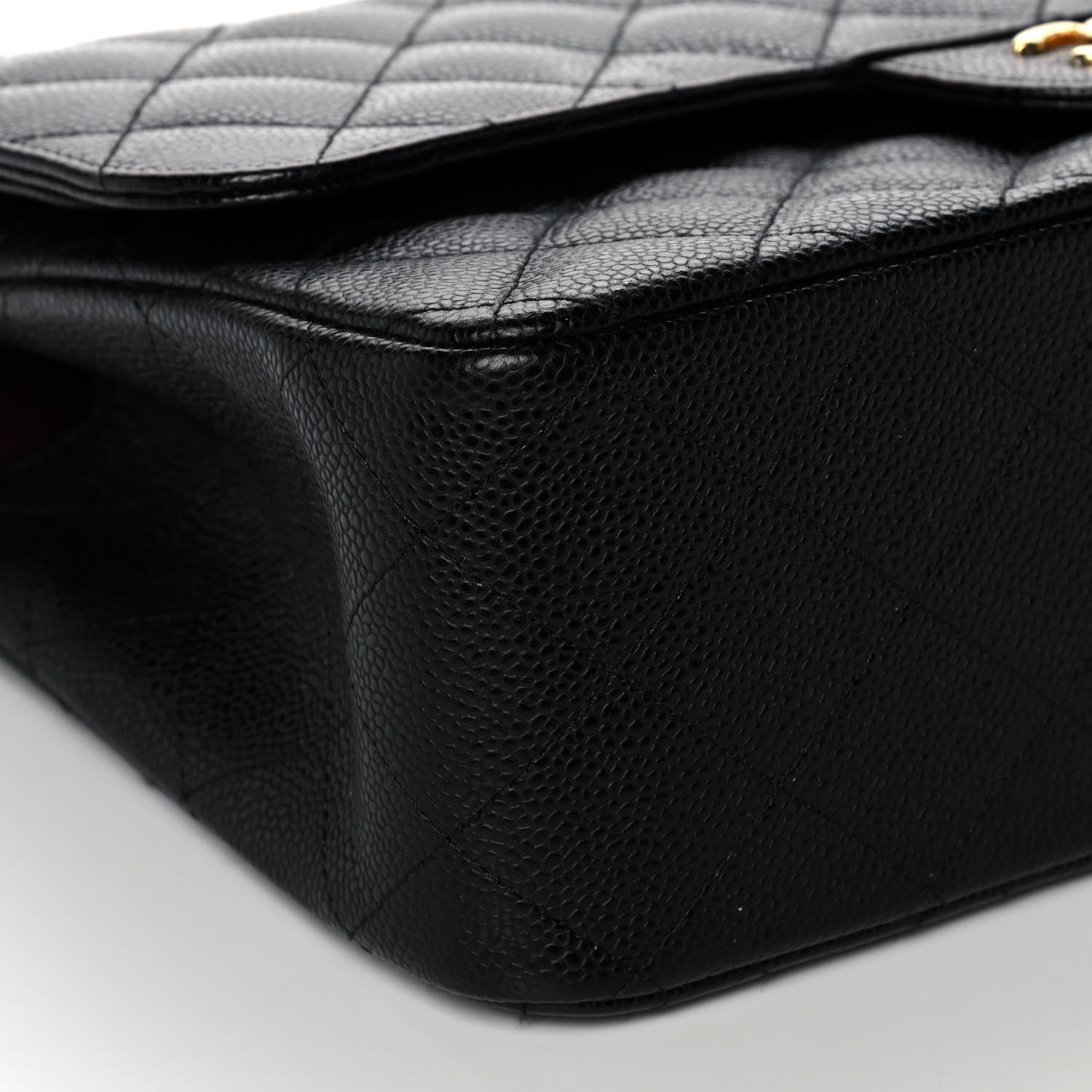 Chanel Caviar Quilted Jumbo Double Flap Black 9 of 12