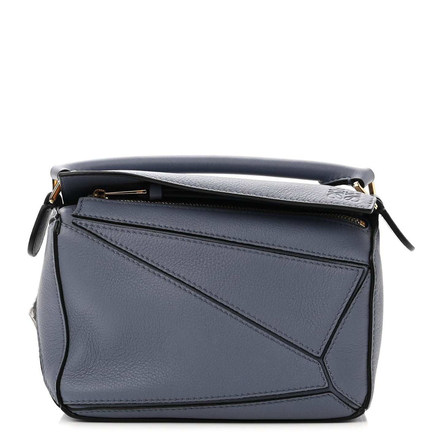 Calfskin Mini Puzzle Bag Atlantic