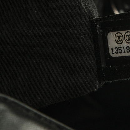 Chanel Vinyl Accordion Tote Black 7 of 7