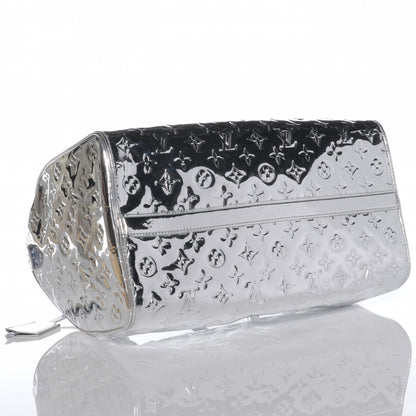 Louis Vuitton Monogram Miroir Speedy 35 Silver 4 of 7