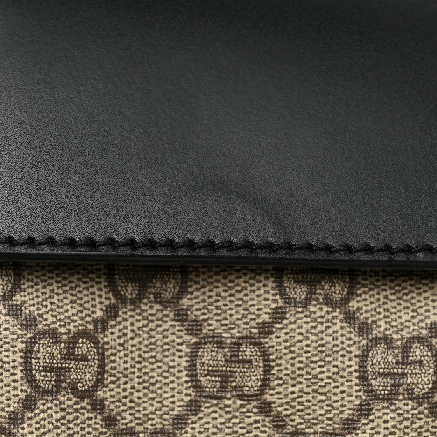 Gucci GG Supreme Monogram Web Belt Bag Black 10 of 11