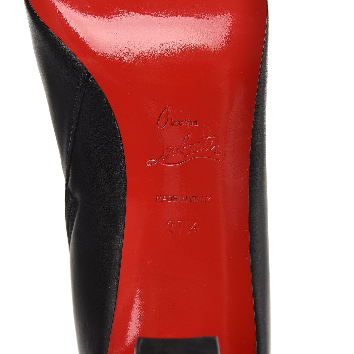 Calfskin Stefy Botte 70 Tall Boots 37.5 Black