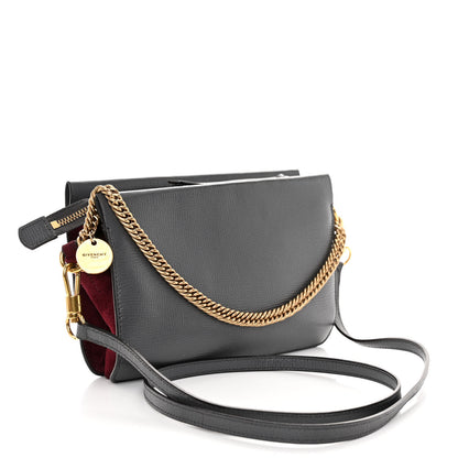 Givenchy Sugar Goatskin Cross 3 Crossbody Bag Dark Grey 3 of 9