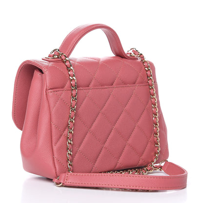 Chanel Caviar Quilted Small Business Affinity Flap Pink 3 of 9