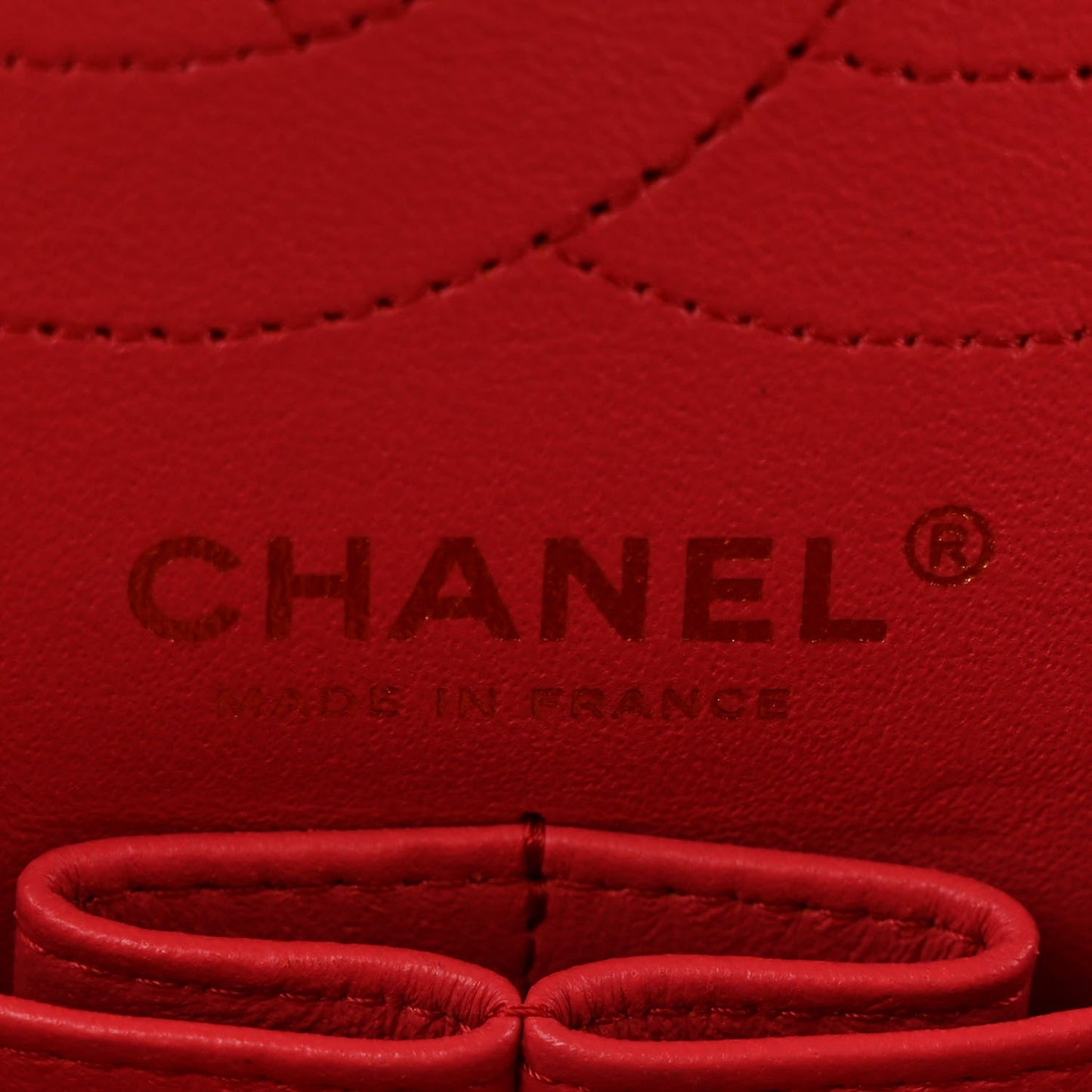 Lambskin Velvet Grosgrain Quilted 2.55 Reissue 225 Flap Red