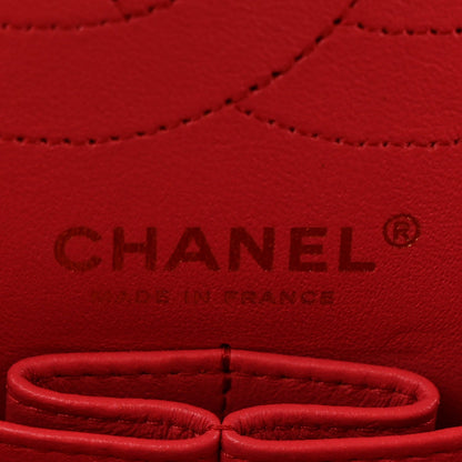 Chanel Lambskin Velvet Grosgrain Quilted 2.55 Reissue 225 Flap Red 6 of 15