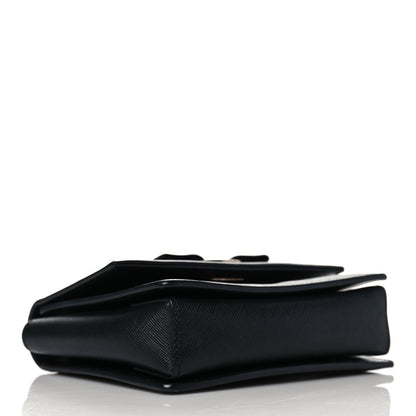 Salvatore Ferragamo Calfskin Vara Bow Mini Bag Black 3 of 9