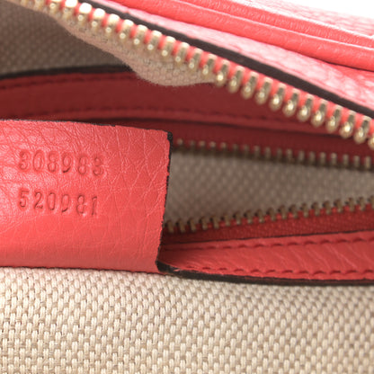 Gucci Pebbled Calfskin Small Soho Bowler Begonia Pink 7 of 10