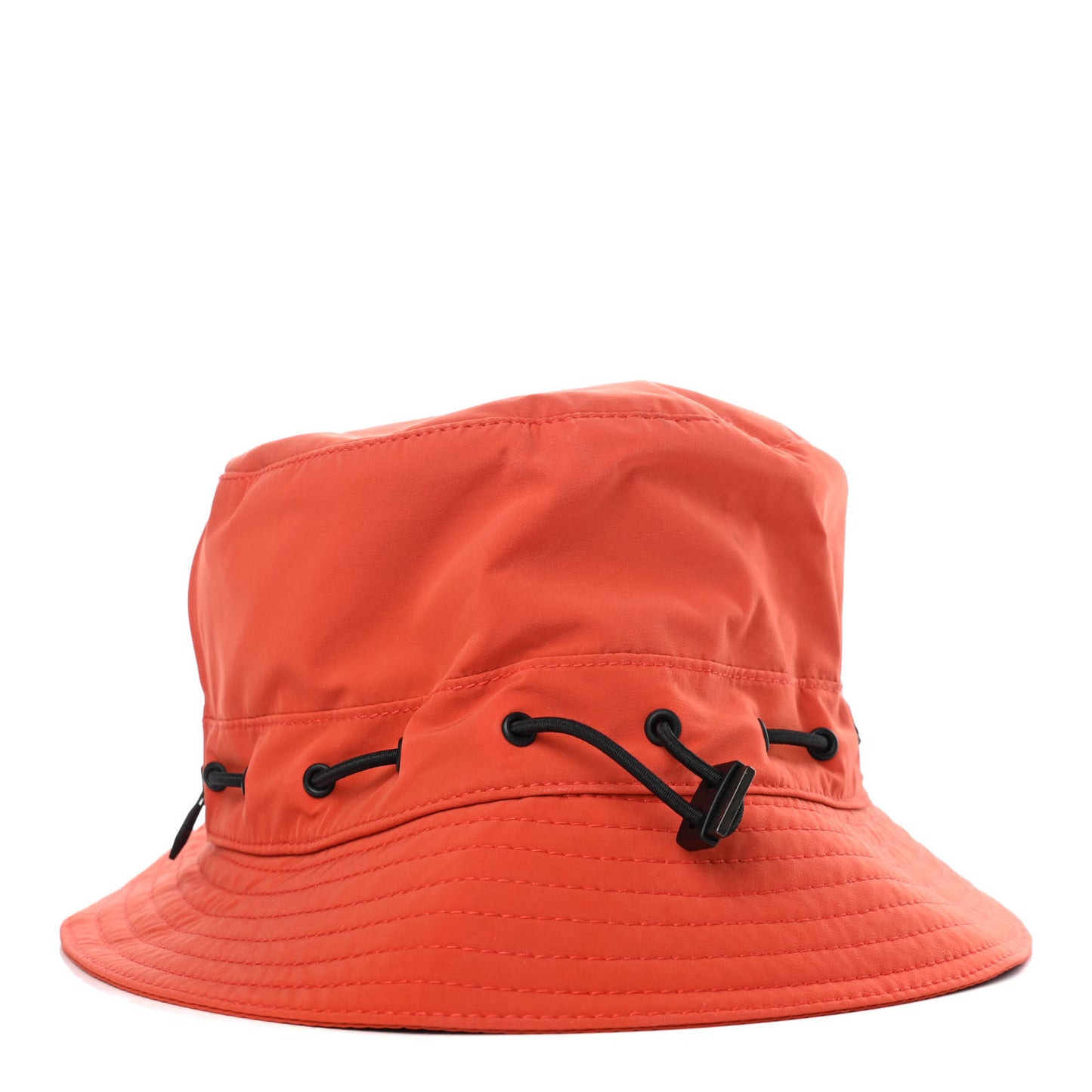 Polyester Nylon Drawstring Bucket Hat 60 Orange
