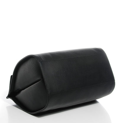 Balenciaga Grained Calfskin M Tube Round Tote Black 4 of 9