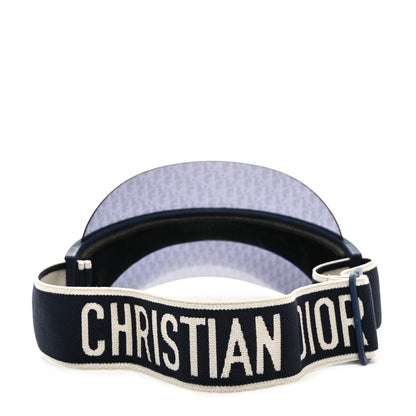 Christian Dior Oblique DiorClub V1U Sun Visor Blue 6 of 9