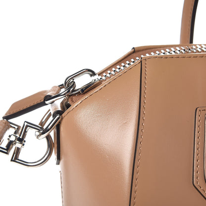 Givenchy Shiny Lord Calfskin Small Antigona Dark Beige 10 of 10