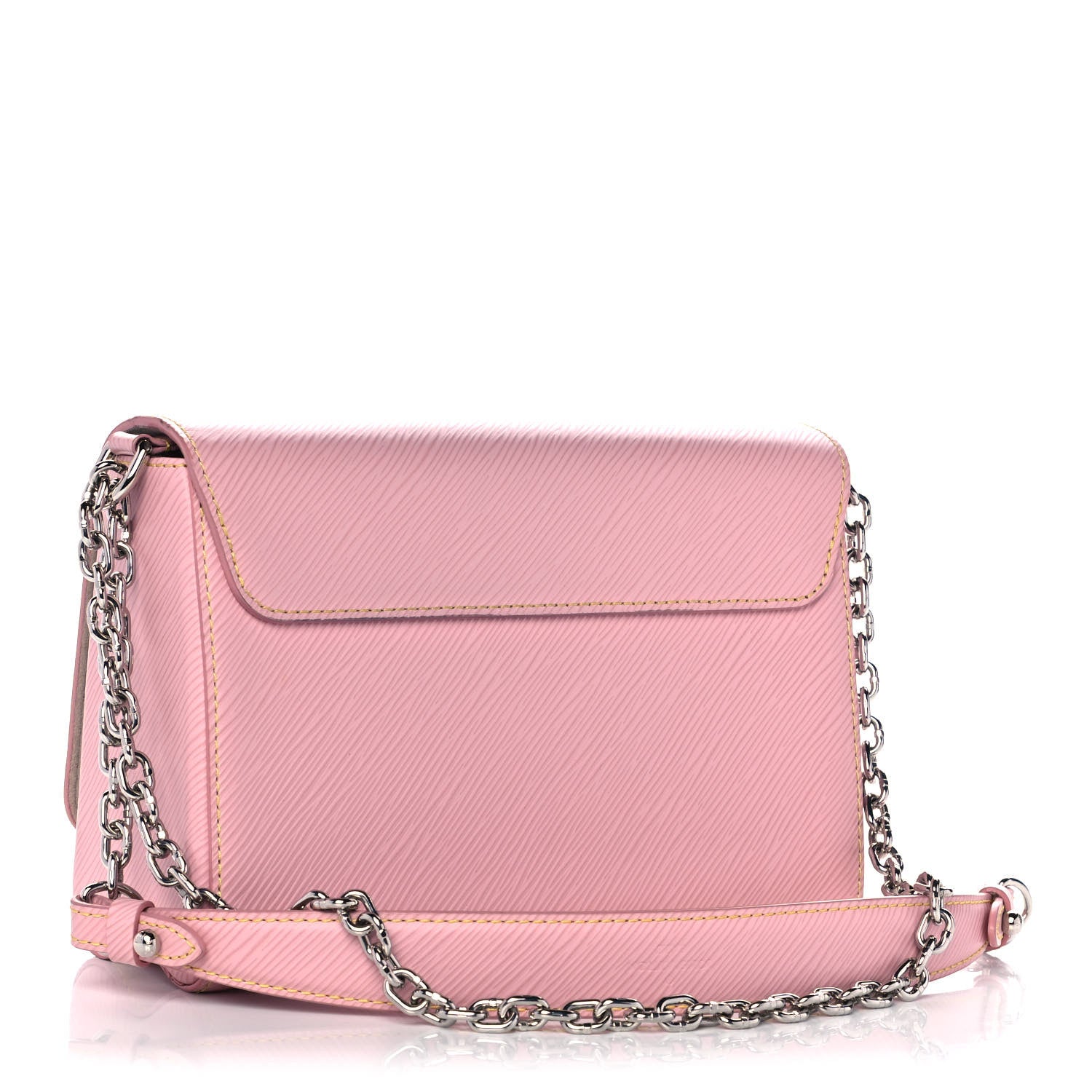 Louis Vuitton Epi Twist Shoulder Bag MM Rose Ballerine 3 of 13