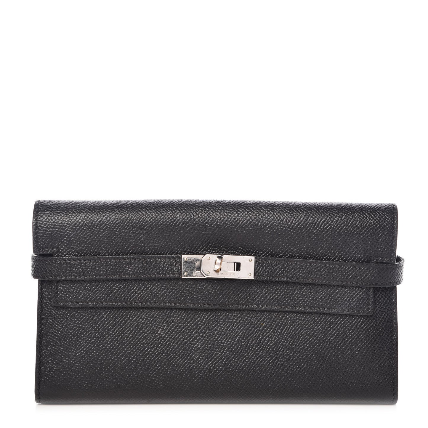 Epsom Kelly Longue Wallet Black