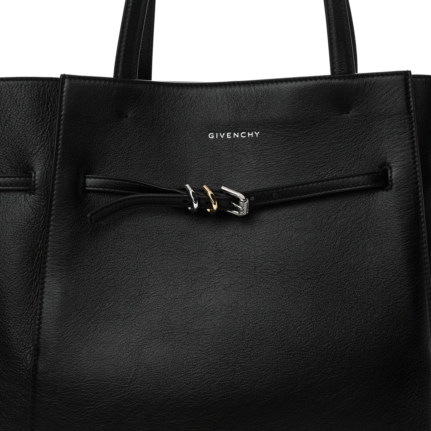 Givenchy Calfskin Voyou Medium North South Tote Black 7 of 9