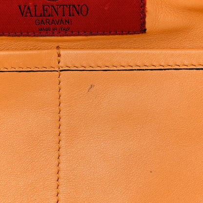 Valentino Garavani Vitello Medium Rockstud Tote Orange Fluo 13 of 13