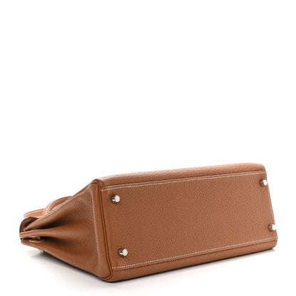Hermes Togo Kelly Retourne 32 Gold 4 of 10