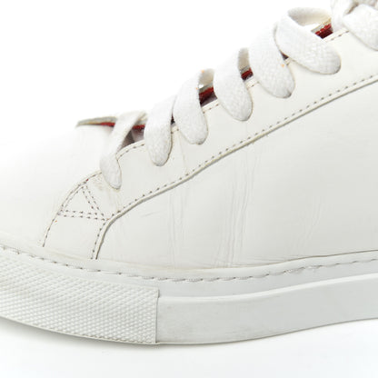 Givenchy Calfskin Womens Urban Street Sneakers 38 White Red 11 of 19