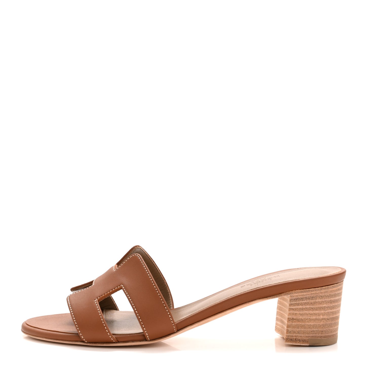 Calfskin Oasis Sandals 37 Gold