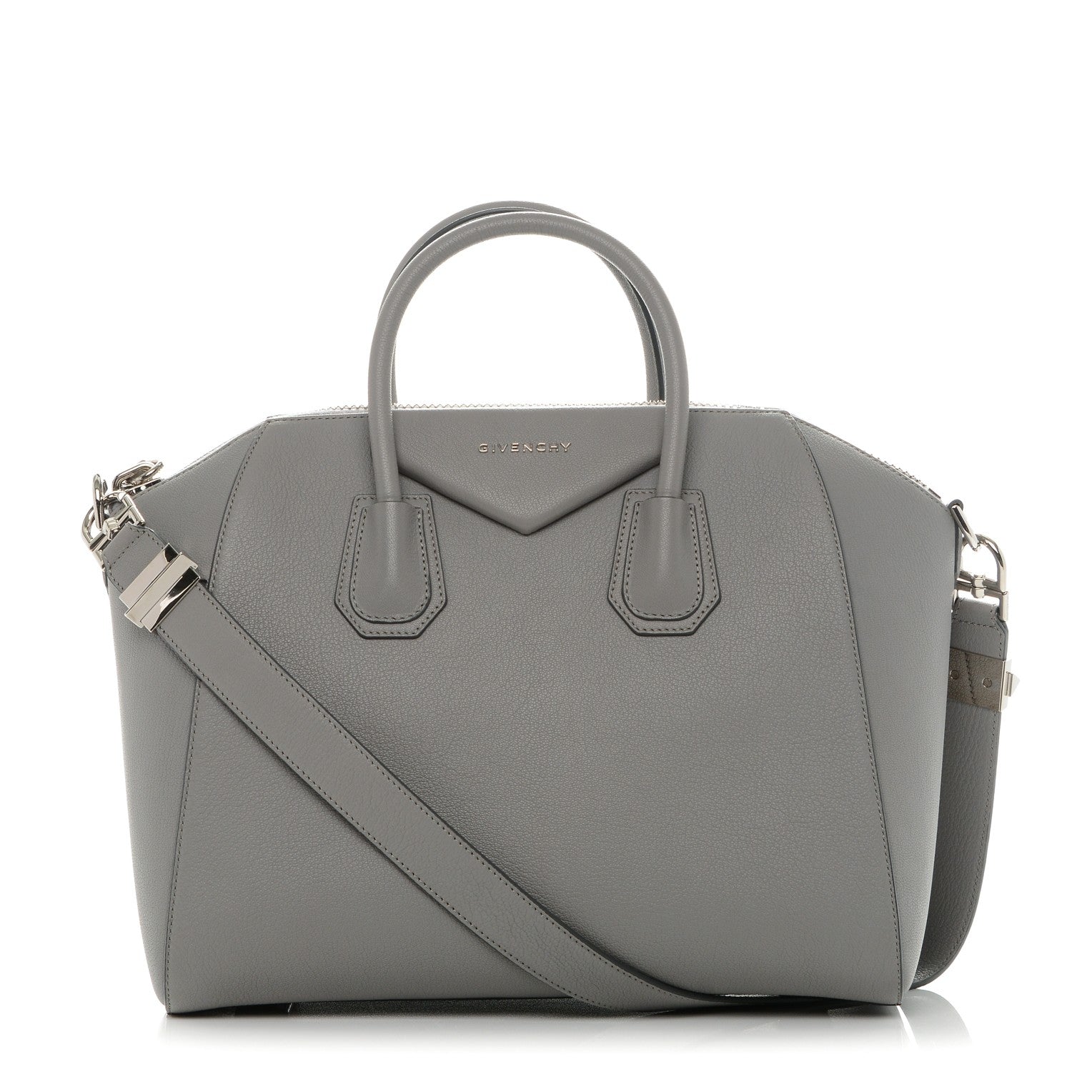 Givenchy Sugar Goatskin Medium Antigona Pearl Grey 1 of 7