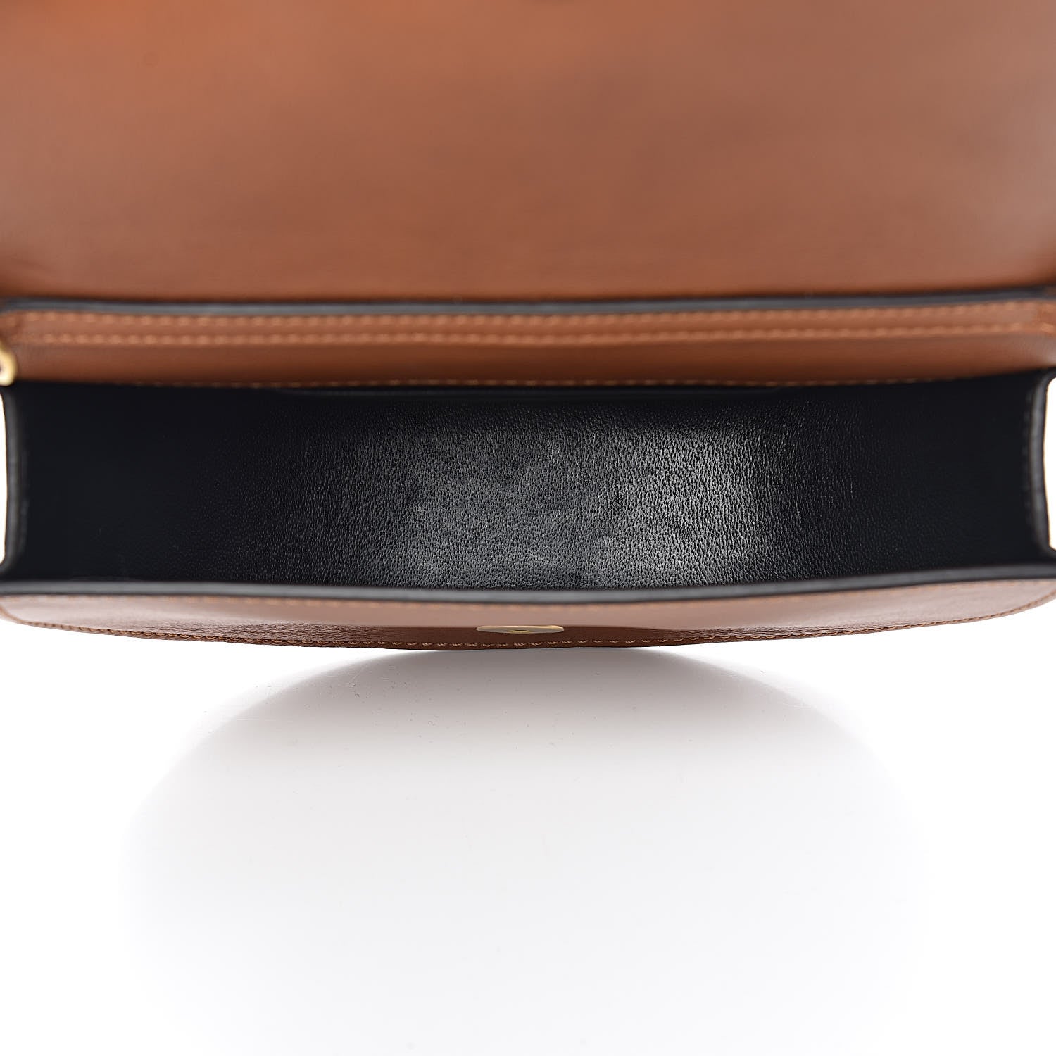 Chloe Calfskin Small Nile Bracelet Minaudiere Bag Caramel 5 of 13