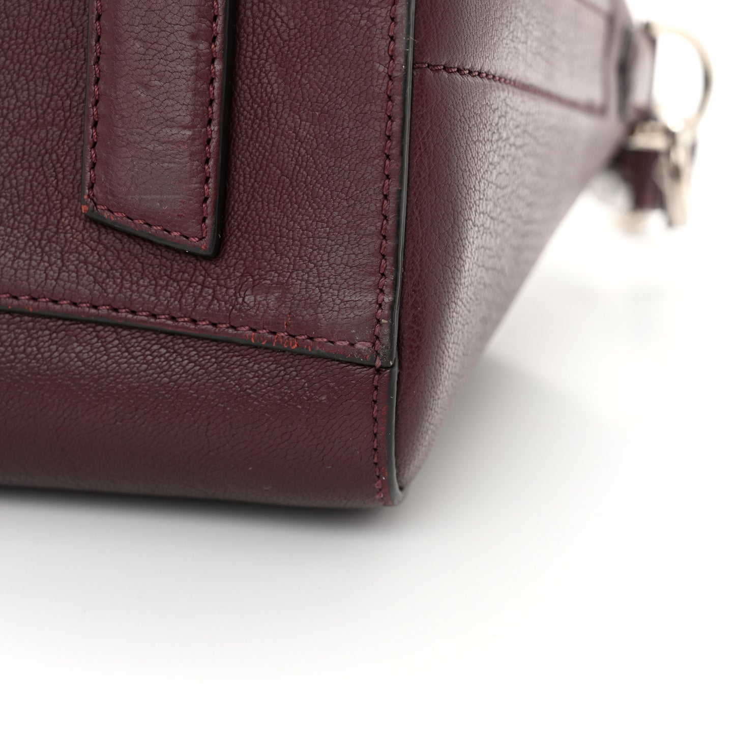 Sugar Goatskin Medium Antigona Oxblood