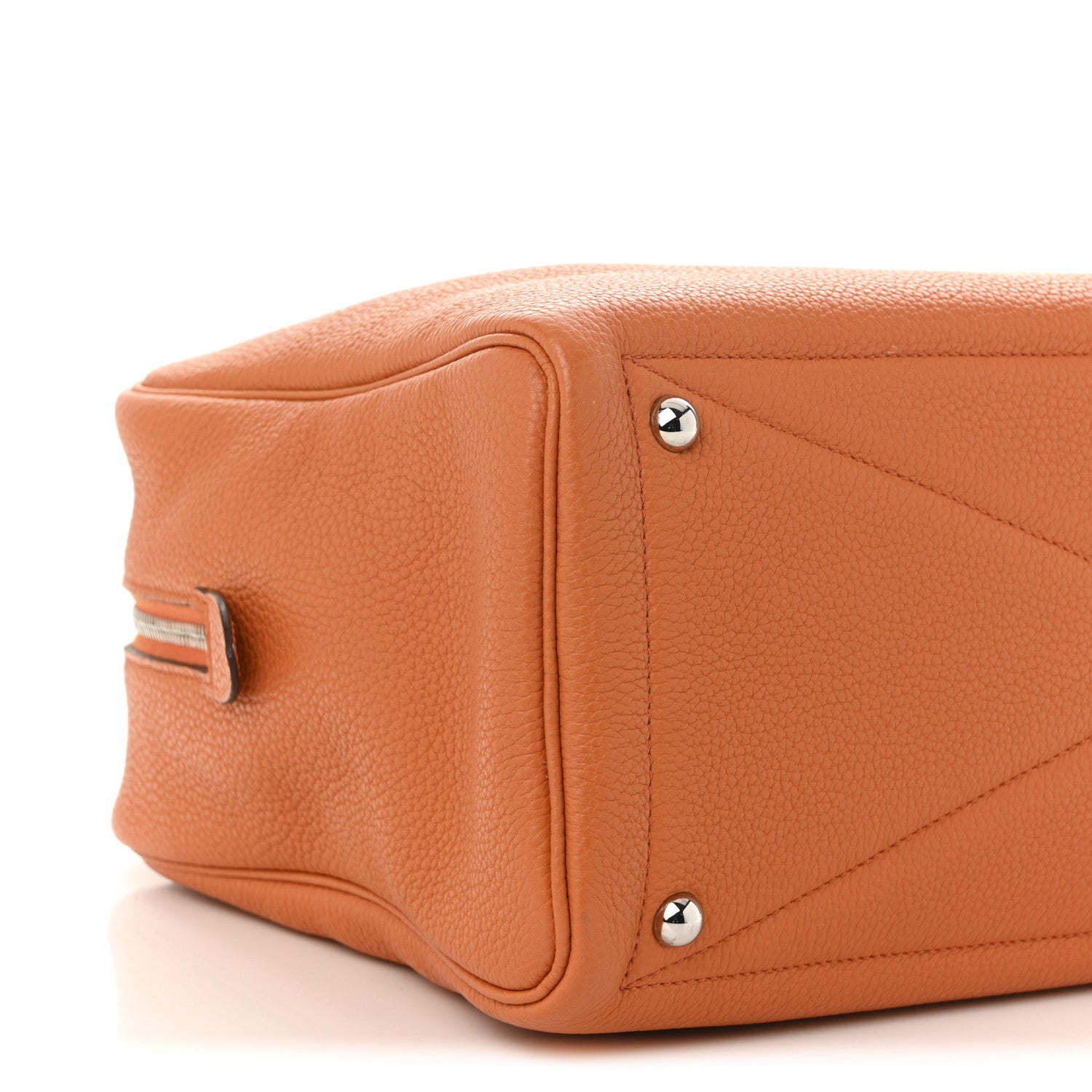 Hermes Taurillon Clemence Victoria II 35 Orange 9 of 10
