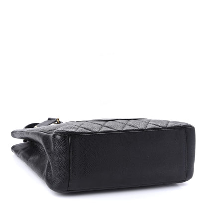 Chanel Caviar Quilted Petit Shopping Tote PST Black 4 of 10