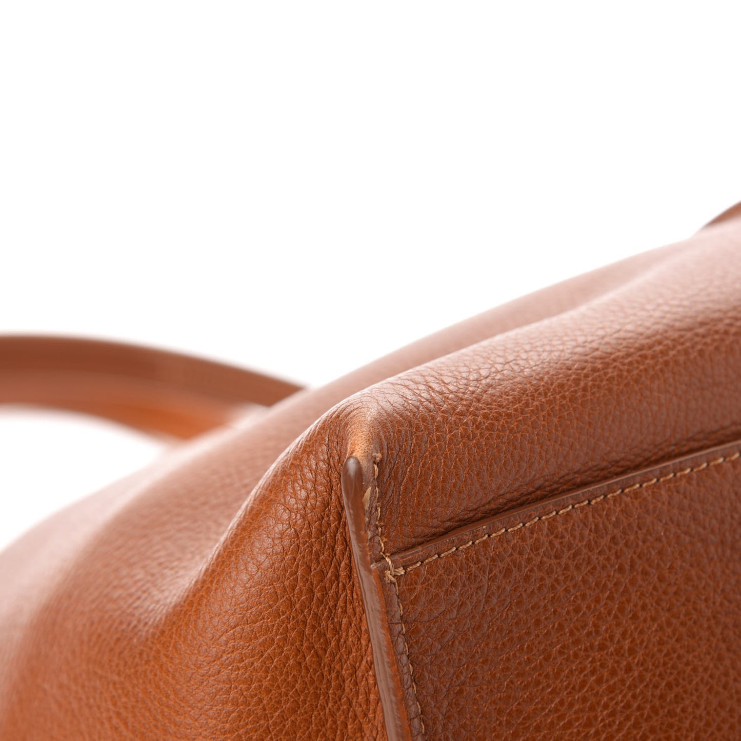 Smooth Calfskin Medium Vick Tote Caramel