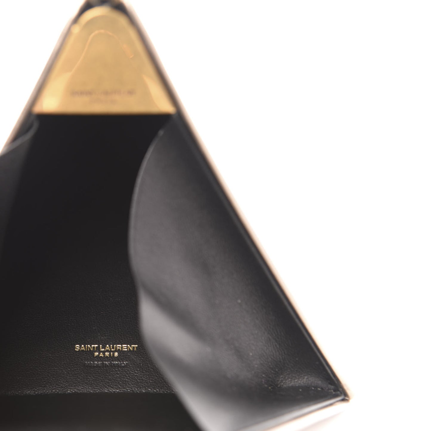 Lambskin Pyramid Clutch