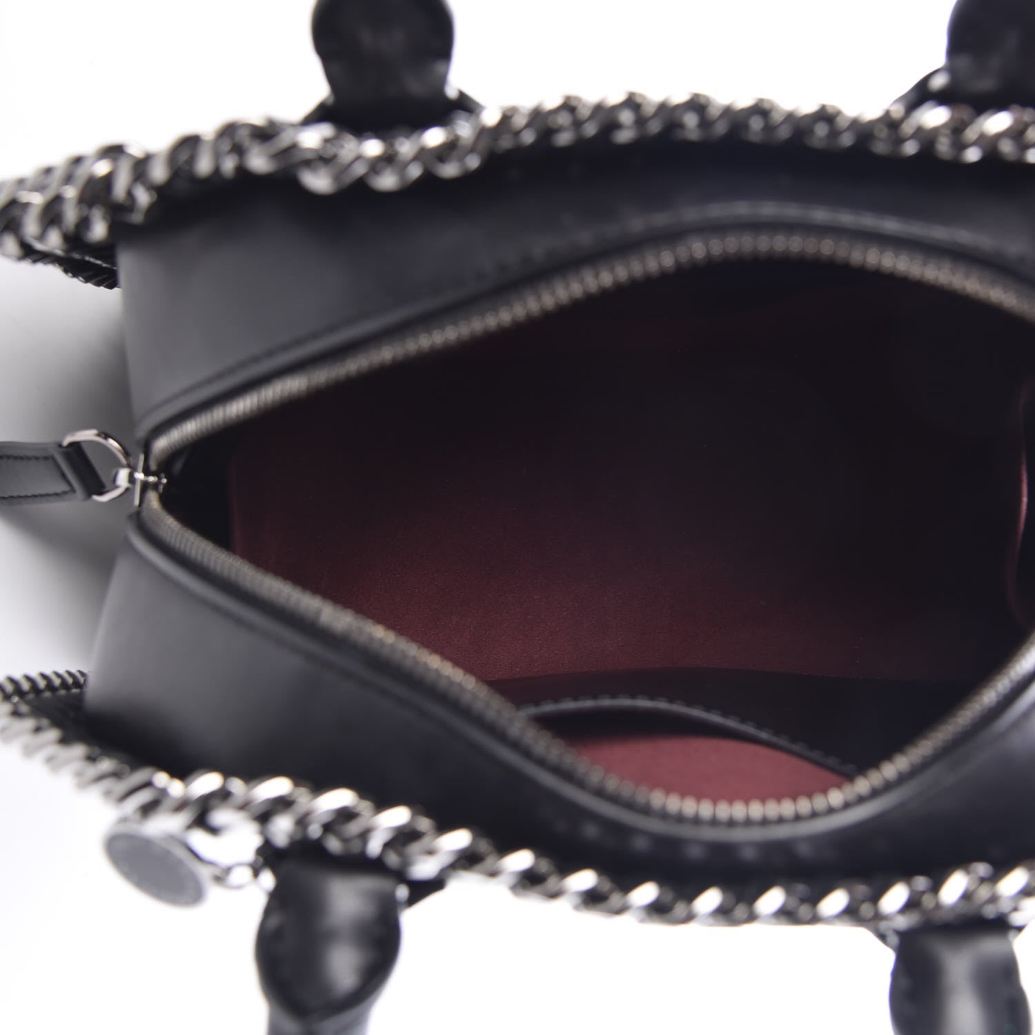 Stella McCartney Eco Alter Nappa Mini Falabella Box Top Handle Bag Black 5 of 8