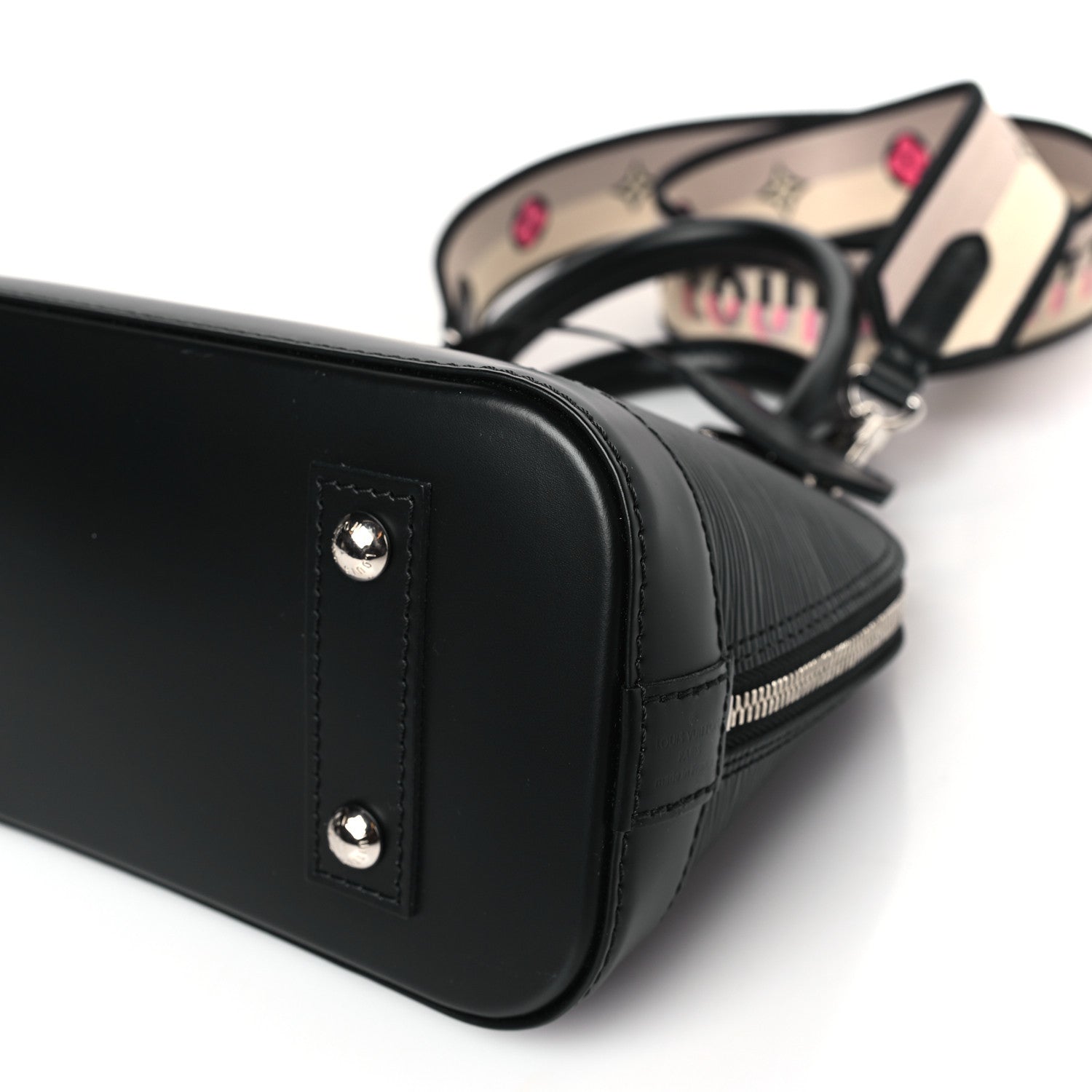 Louis Vuitton Epi Jacquard Alma BB Black 8 of 8