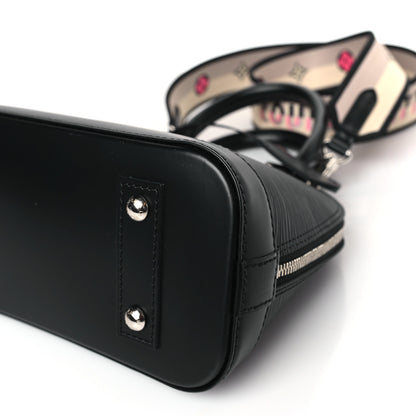 Louis Vuitton Epi Jacquard Alma BB Black 8 of 8