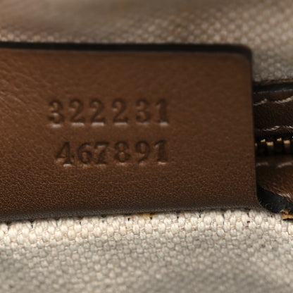 Gucci GG Supreme Monogram Calfskin Medium Nice Boston New Mystic White Beige Brown 7 of 16