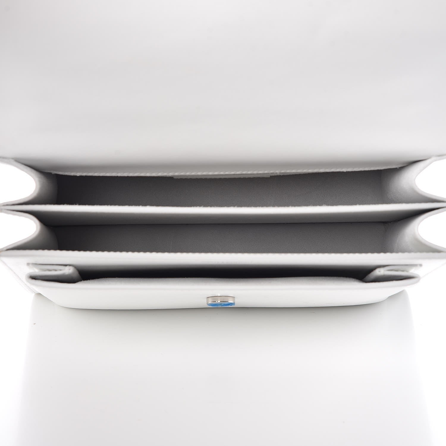 Saint Laurent Calfskin Medium Monogram Sunset Dove White 5 of 11