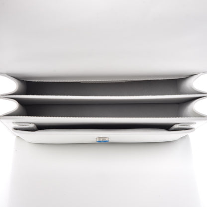 Saint Laurent Calfskin Medium Monogram Sunset Dove White 5 of 11