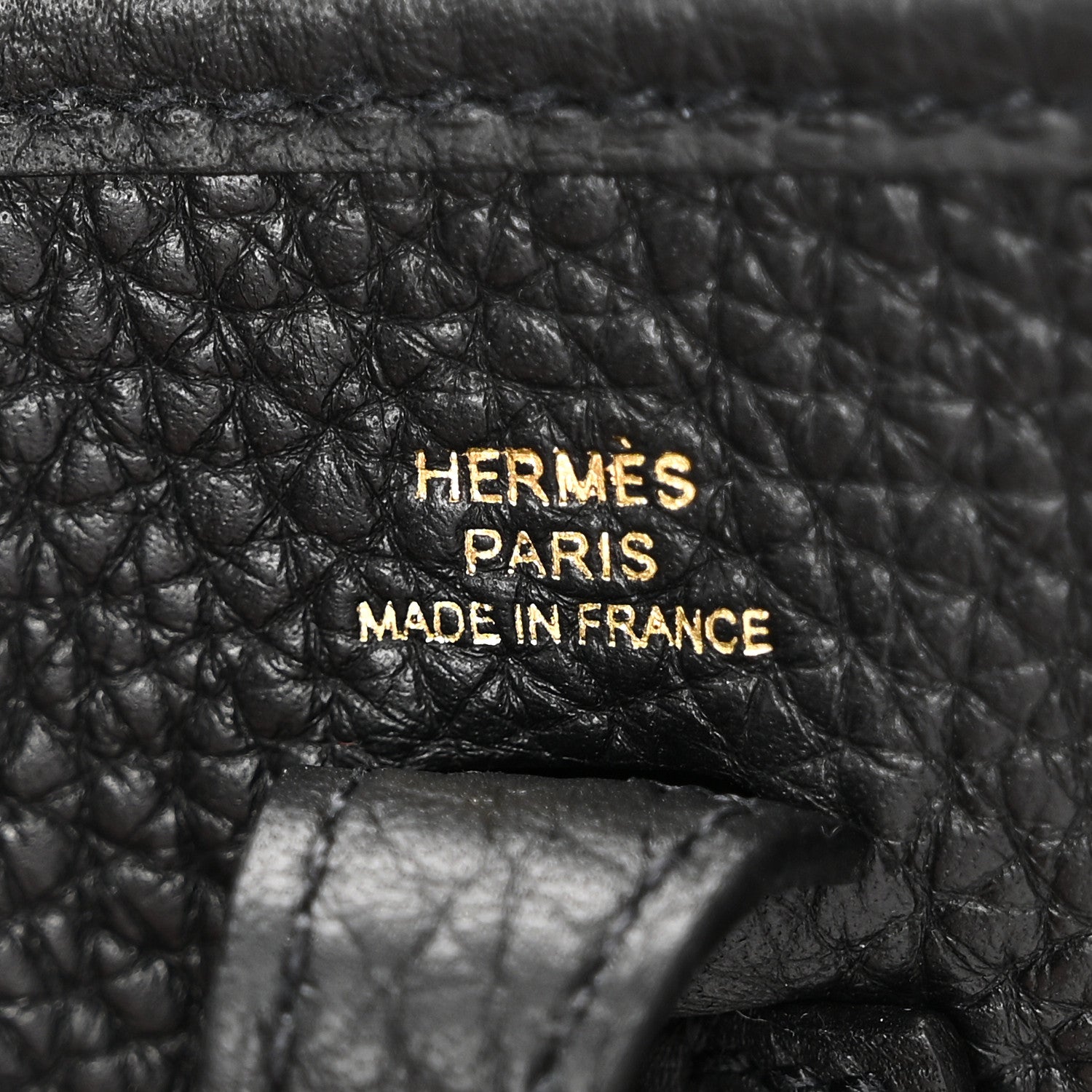 Hermes Taurillon Clemence Evelyne TPM Black 6 of 11