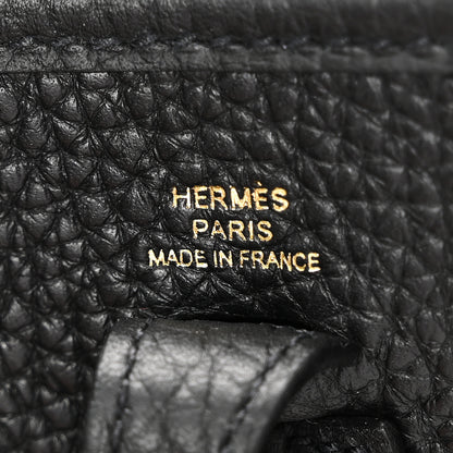 Hermes Taurillon Clemence Evelyne TPM Black 6 of 11