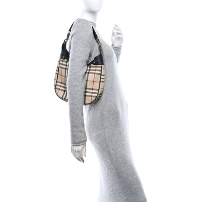 Burberry House Check Hobo Black 2 of 9