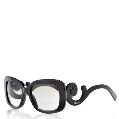 Prada Acetate Baroque Sunglasses SPR 27O Black 1 of 7