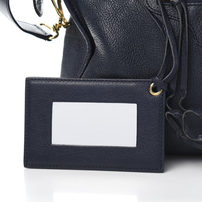 Balenciaga Chevre Gold Metallic Edge Hardware City Bleu Nuit Dark Sea 17 of 18