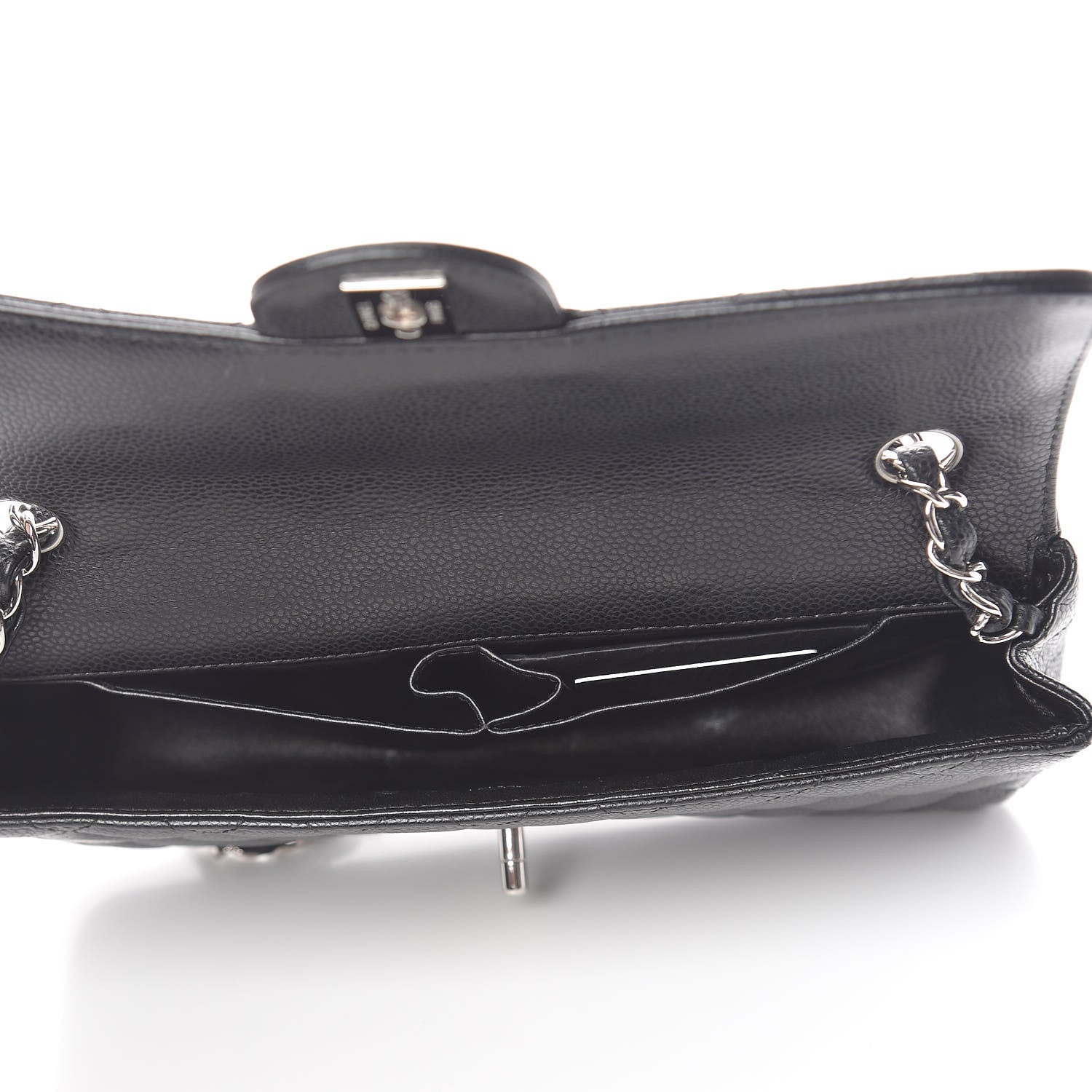 Chanel Caviar Quilted East West Flap Black 5 of 11