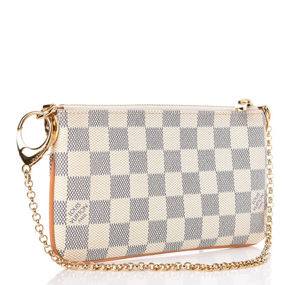 Louis Vuitton Damier Azur Pochette Milla MM 3 of 8