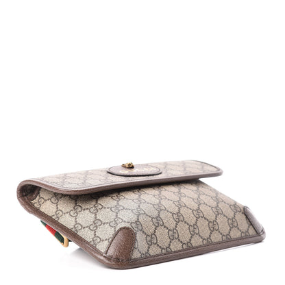 Gucci GG Supreme Monogram Neo Vintage Web Belt Bag Brown 4 of 10