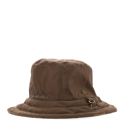 Gucci Canvas Monogram Reversible Bucket Hat M Brown 1 of 16