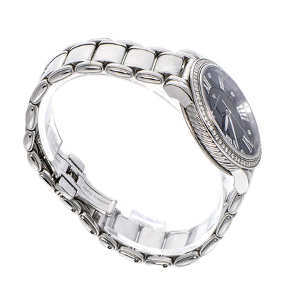 David Yurman Stainless Steel Diamond Bezel 38mm Classic Quartz Watch Black 5 of 8